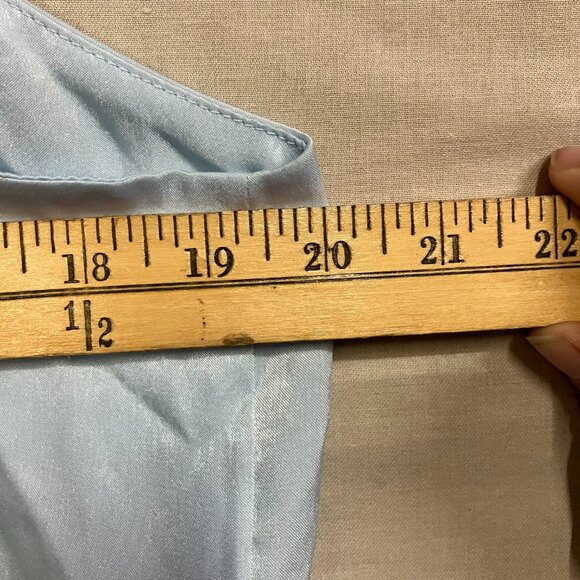 Wild Fable Women XL Light Blue Rosette Mini Babydoll Ruffle Sleeveless Dress - Picture 12 of 13